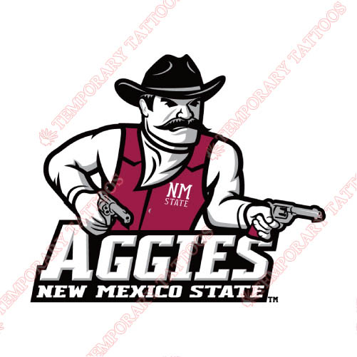 New Mexico State Aggies Customize Temporary Tattoos Stickers NO.5438
